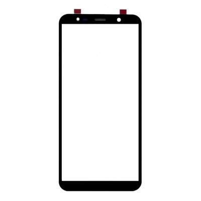 Replacement Front Glass For Samsung Galaxy J8 2018 Black By - Maxbhi Com