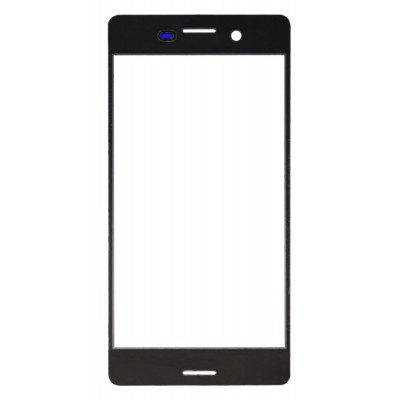 Replacement Front Glass For Sony Xperia X Black By - Maxbhi Com