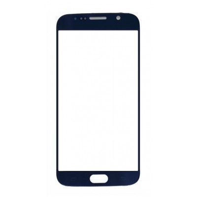 Replacement Front Glass For Samsung Galaxy S6 64gb Blue By - Maxbhi Com