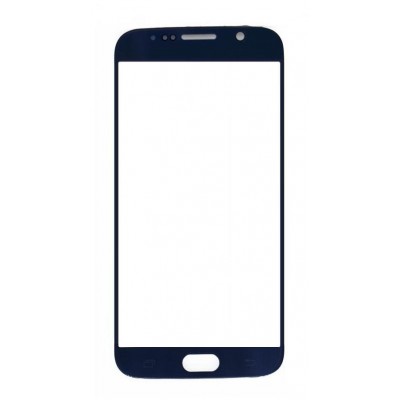 Replacement Front Glass For Samsung Galaxy S6 Blue By - Maxbhi Com