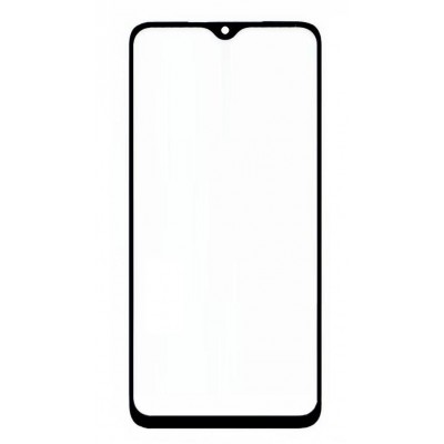 Replacement Front Glass For Xiaomi Poco M3 Black By - Maxbhi Com