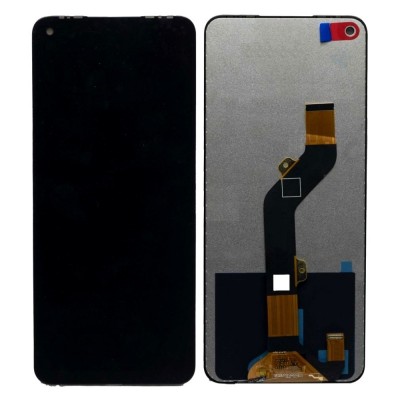 LCD with Touch Screen for Tecno Pova Neo Black