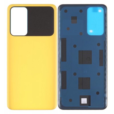 Back Panel Cover For Xiaomi Poco M4 Pro 5g Yellow - Maxbhi Com