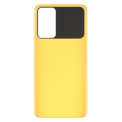 Back Panel Cover For Xiaomi Poco M4 Pro 5g Yellow - Maxbhi Com