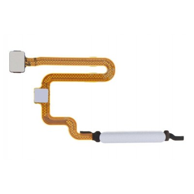 Fingerprint Sensor Flex Cable For Xiaomi Poco M4 Pro 5g White By - Maxbhi Com
