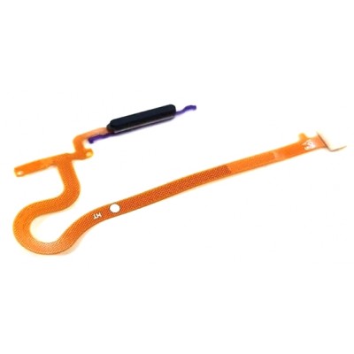 Fingerprint Sensor Flex Cable For Vivo Y53s Black By - Maxbhi Com
