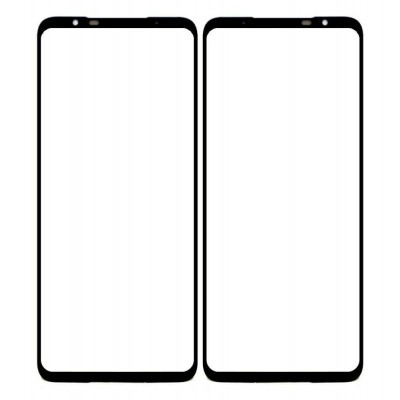 Replacement Front Glass For Asus Rog Phone 5s Black By - Maxbhi Com