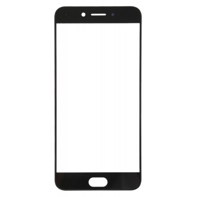 Replacement Front Glass For Oppo A77 Black By - Maxbhi Com
