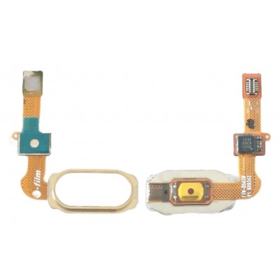 Fingerprint Sensor Flex Cable For Vivo X9 Plus Rose Gold By - Maxbhi Com