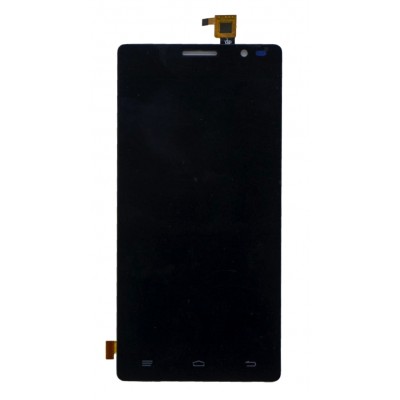 Lcd With Touch Screen For Intex Aqua Power Hd 4g Grey By - Maxbhi Com