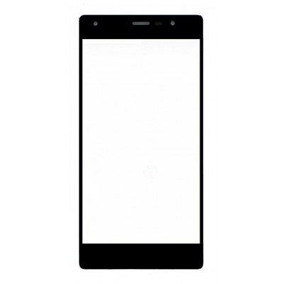 Replacement Front Glass For Lyf F1s Black By - Maxbhi Com