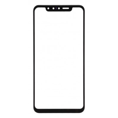 Replacement Front Glass For Lg G8s Thinq Black By - Maxbhi Com
