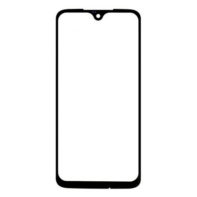 Replacement Front Glass For Motorola Moto G7 Plus Black By - Maxbhi Com