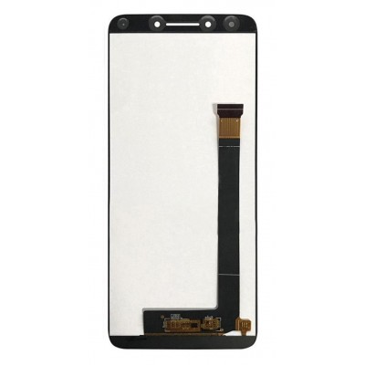 Lcd With Touch Screen For Alcatel 7 White By - Maxbhi Com