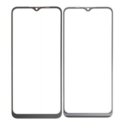Replacement Front Glass For Realme C35 Black By - Maxbhi Com