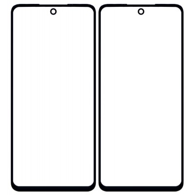Replacement Front Glass For Xiaomi Redmi Note 11 4g Black By - Maxbhi Com