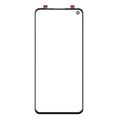 Replacement Front Glass For Oneplus 9rt 5g Silver By - Maxbhi Com