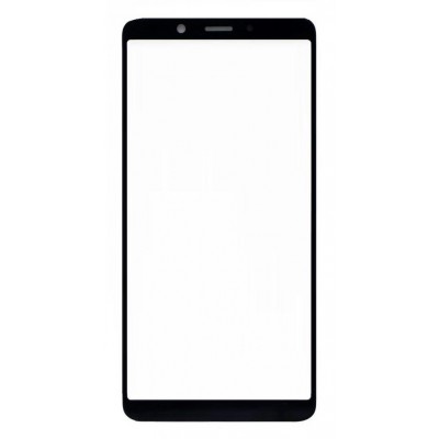 Replacement Front Glass For Oppo F5 Black By - Maxbhi Com