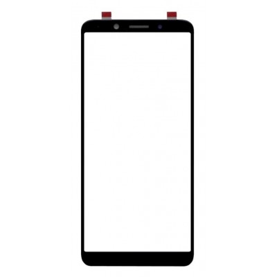Replacement Front Glass For Oppo Realme 1 Black By - Maxbhi Com