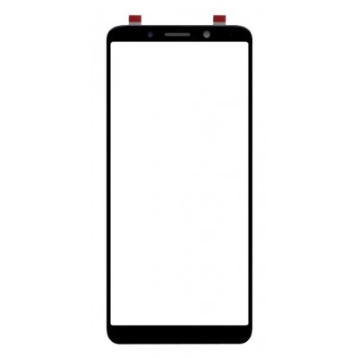 Replacement Front Glass For Oppo Realme 1 Black By - Maxbhi Com