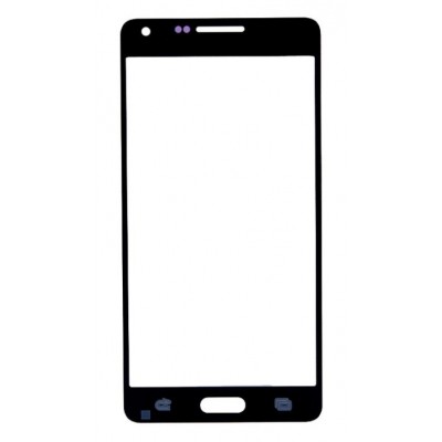 Replacement Front Glass For Samsung Galaxy A5 Sma5000 Black By - Maxbhi Com
