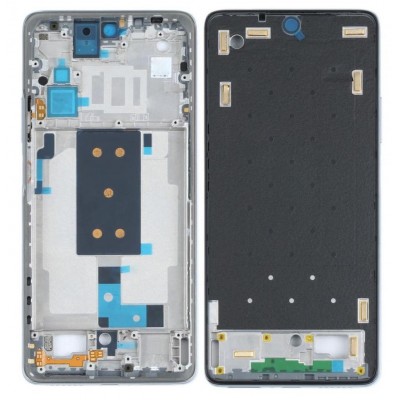 Lcd Frame Middle Chassis For Xiaomi Mi 11t Pro 5g White By - Maxbhi Com
