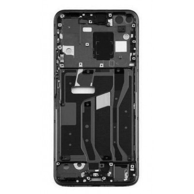 Lcd Frame Middle Chassis For Honor V30 Black By - Maxbhi Com