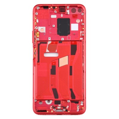 Lcd Frame Middle Chassis For Honor V30 Orange By - Maxbhi Com
