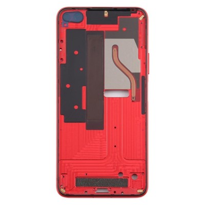 Lcd Frame Middle Chassis For Honor V30 Orange By - Maxbhi Com
