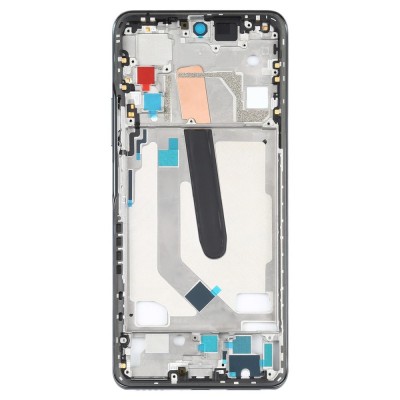 Lcd Frame Middle Chassis For Xiaomi Poco F3 Black By - Maxbhi Com