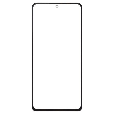 Replacement Front Glass For Xiaomi Poco F3 Black By - Maxbhi Com