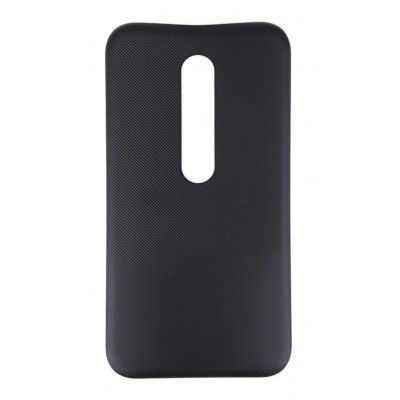 Back Panel Cover For Motorola Moto G Dual Sim 3rd Gen Black - Maxbhi Com