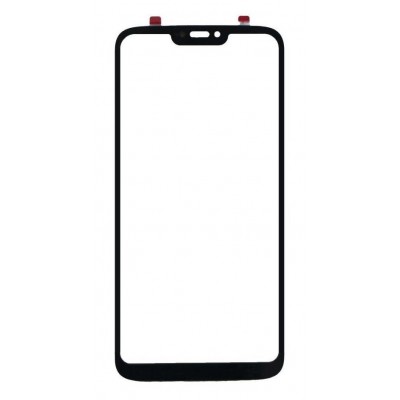 Replacement Front Glass For Motorola Moto G7 Power Black By - Maxbhi Com