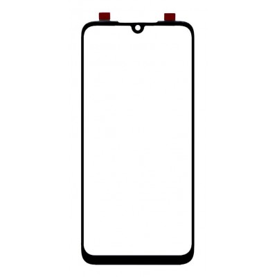 Replacement Front Glass For Xiaomi Redmi Note 7s Black By - Maxbhi Com