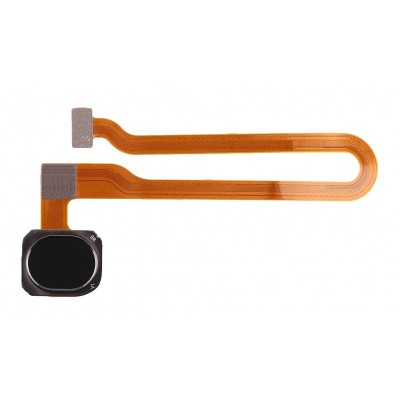 Fingerprint Sensor Flex Cable For Oppo A73 Black By - Maxbhi Com