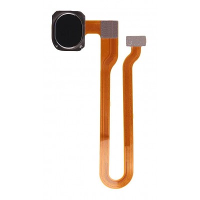 Fingerprint Sensor Flex Cable For Oppo A73 Black By - Maxbhi Com