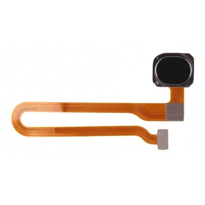 Fingerprint Sensor Flex Cable For Oppo A73 Black By - Maxbhi Com