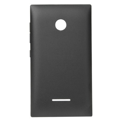 Back Panel Cover For Microsoft Lumia 435 Black - Maxbhi Com