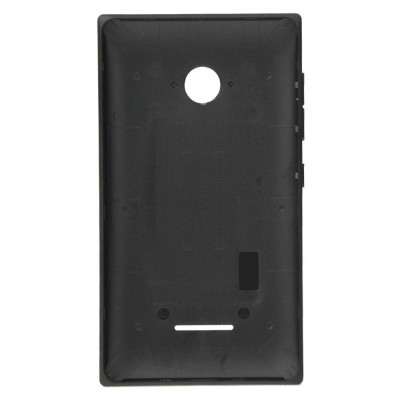 Back Panel Cover For Microsoft Lumia 435 Black - Maxbhi Com