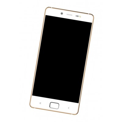 Home Button Complete For Leagoo Elite 1 Black By - Maxbhi Com
