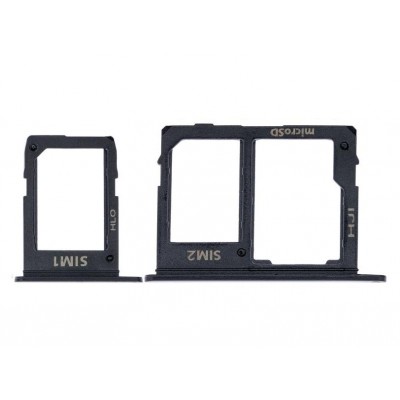 Sim Card Holder Tray For Samsung Galaxy J8 2018 Black - Maxbhi Com