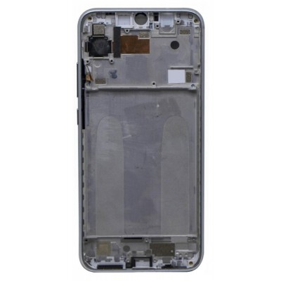 Lcd Frame Middle Chassis For Xiaomi Redmi Note 7 White By - Maxbhi Com