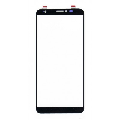 Replacement Front Glass For Lava Z91 Black By - Maxbhi Com