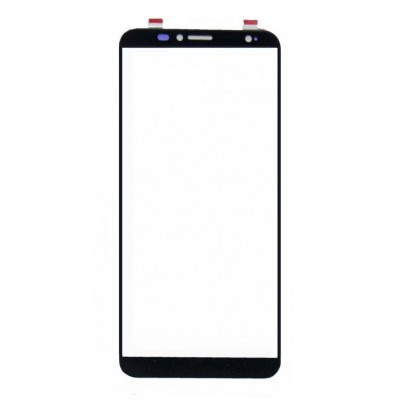 Replacement Front Glass For Lava Z91 Black By - Maxbhi Com