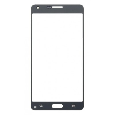 Replacement Front Glass For Samsung Galaxy A7 Black By - Maxbhi Com