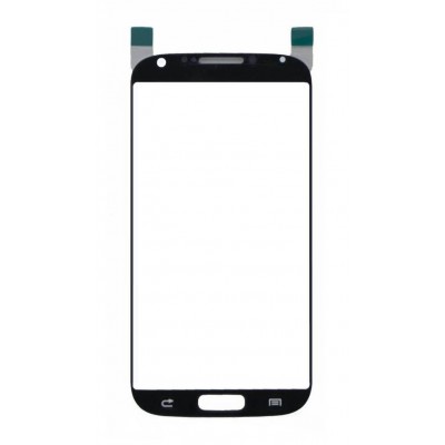 Replacement Front Glass For Samsung I9500 Galaxy S4 Black By - Maxbhi Com