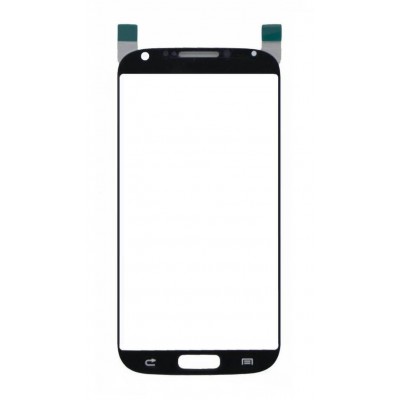 Replacement Front Glass For Samsung I9500 Galaxy S4 Blue By - Maxbhi Com