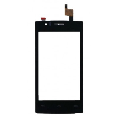 Touch Screen Digitizer For Lyf Flame 7s Black By - Maxbhi Com
