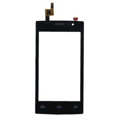 Touch Screen Digitizer For Lyf Flame 7s Black By - Maxbhi Com