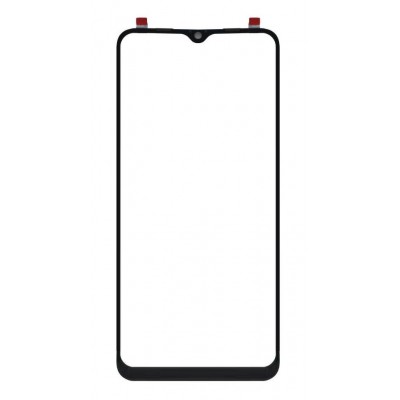 Replacement Front Glass For Oppo A31 2020 Black By - Maxbhi Com